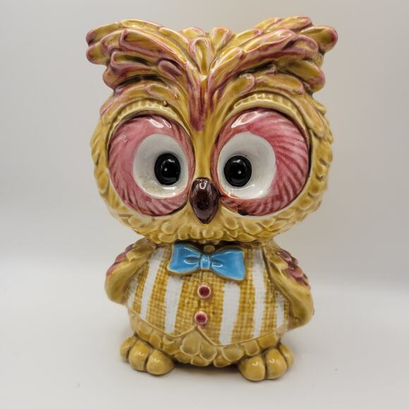 VTG Relpo 6023 Owl Ceramic Planter Figurine Decor MCM EXCELLENT CONDITION - Picture 1 of 8